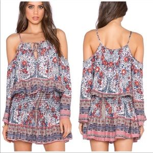 Blue Life Smocked Mini Multicolor Dress size Adult Small